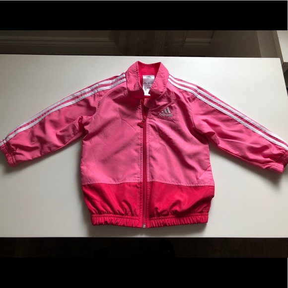 18M Girls: Adidas Zip-Up Track Jacket - Picture 1 of 4